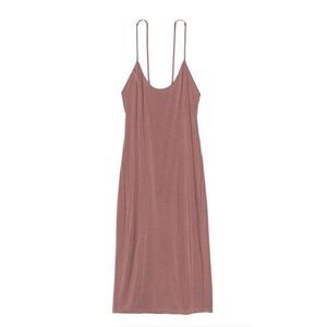 NWT Victoria's‎ Secret XS Pink Lace Tie Back Slip Dress Tank Top Nightgown